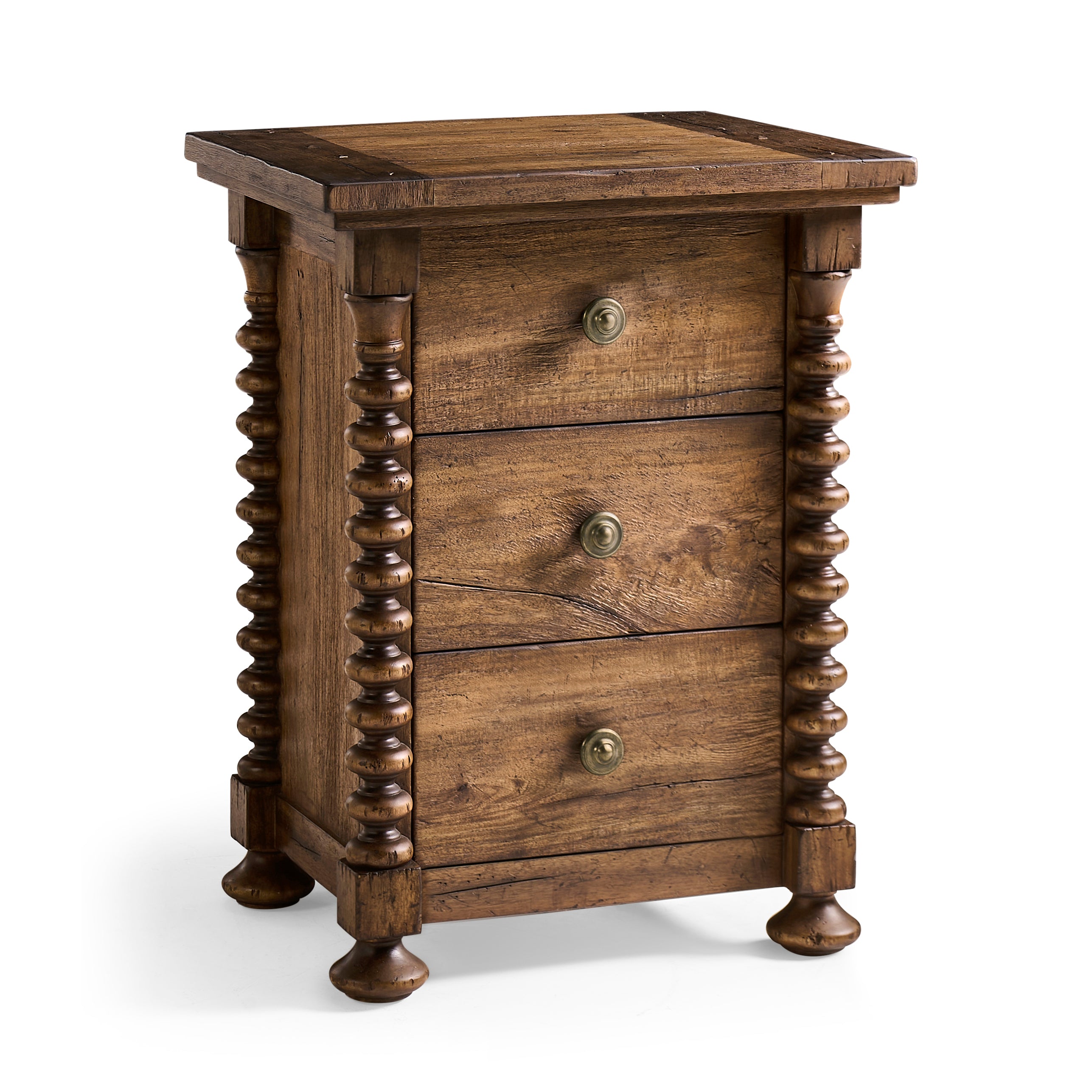 Jonathan Charles Tamarisk 3 Drawer Narrow Nightstand