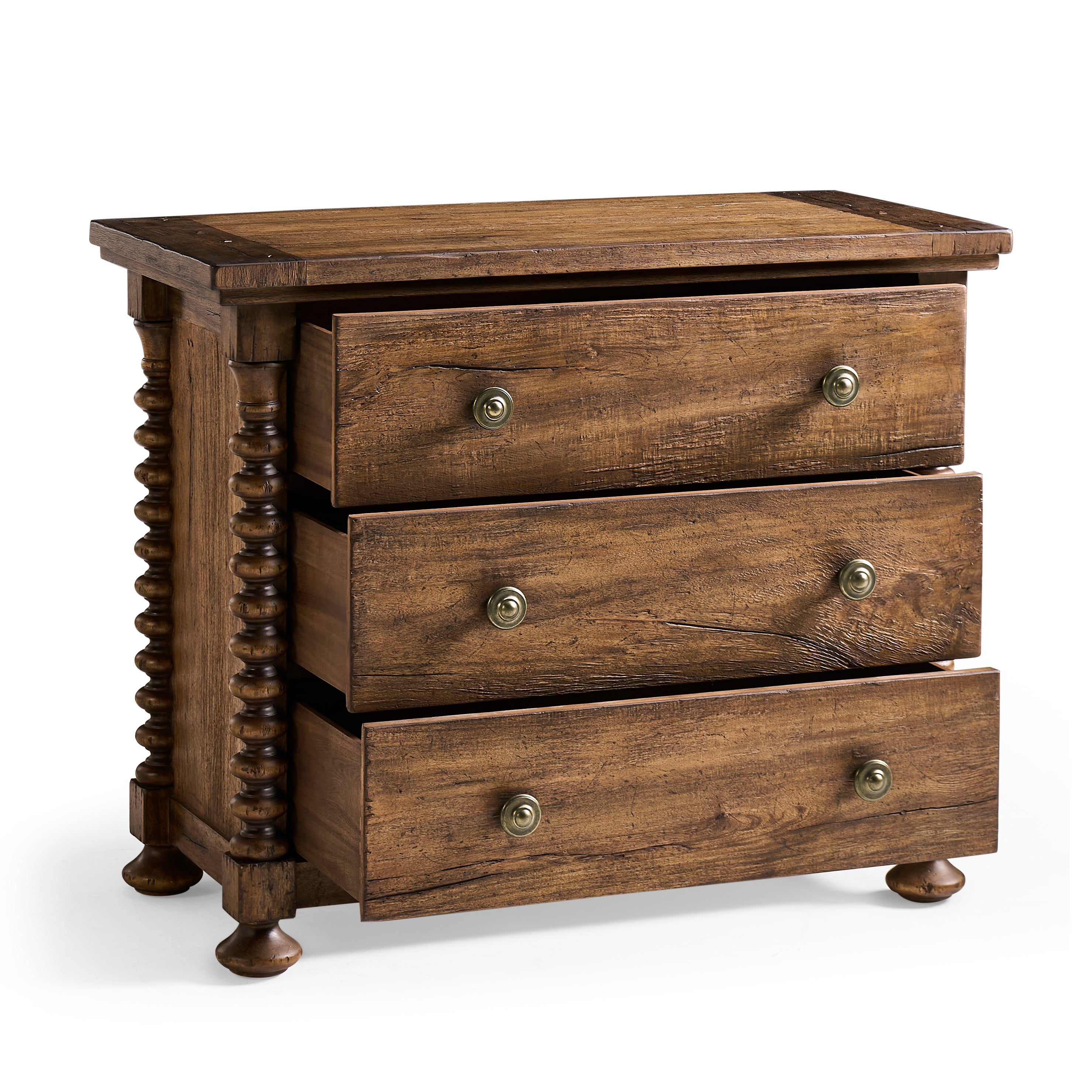 Jonathan Charles Tamarisk 3 Drawer Nightstand