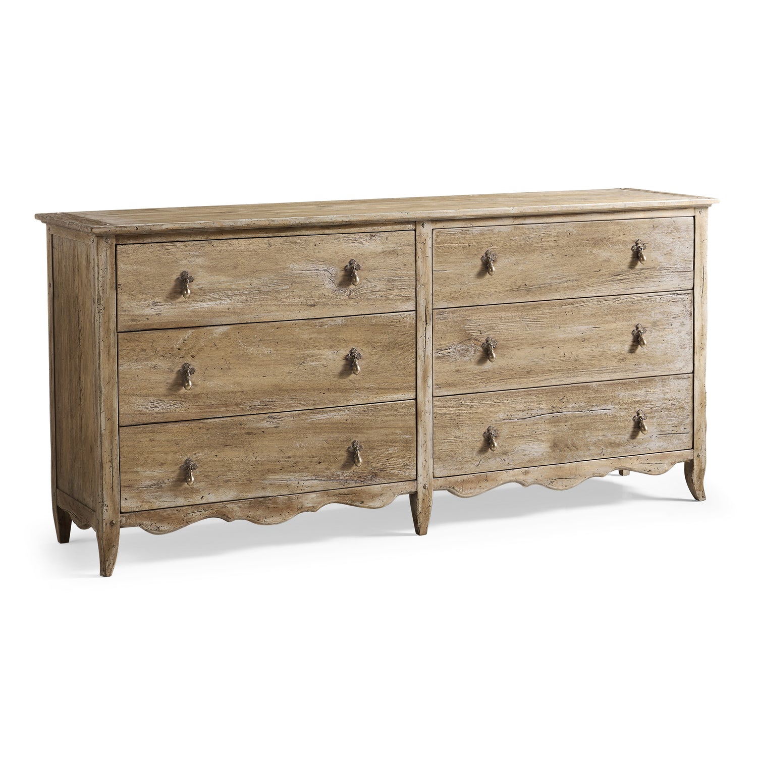 Jonathan Charles Caldera Six Drawer Dresser 76"
