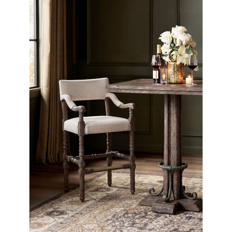 Jonathan Charles Caldera Oscura Square Bar Table
