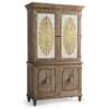 Jonathan Charles Palm Court Starburst Bar Cabinet