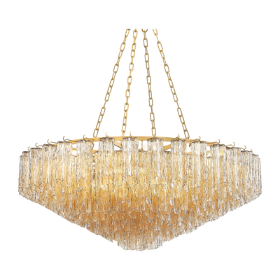 Hudson Valley Lighting Watertown 21 Light 46 inch Aged Brass Chandelier Ceiling Light