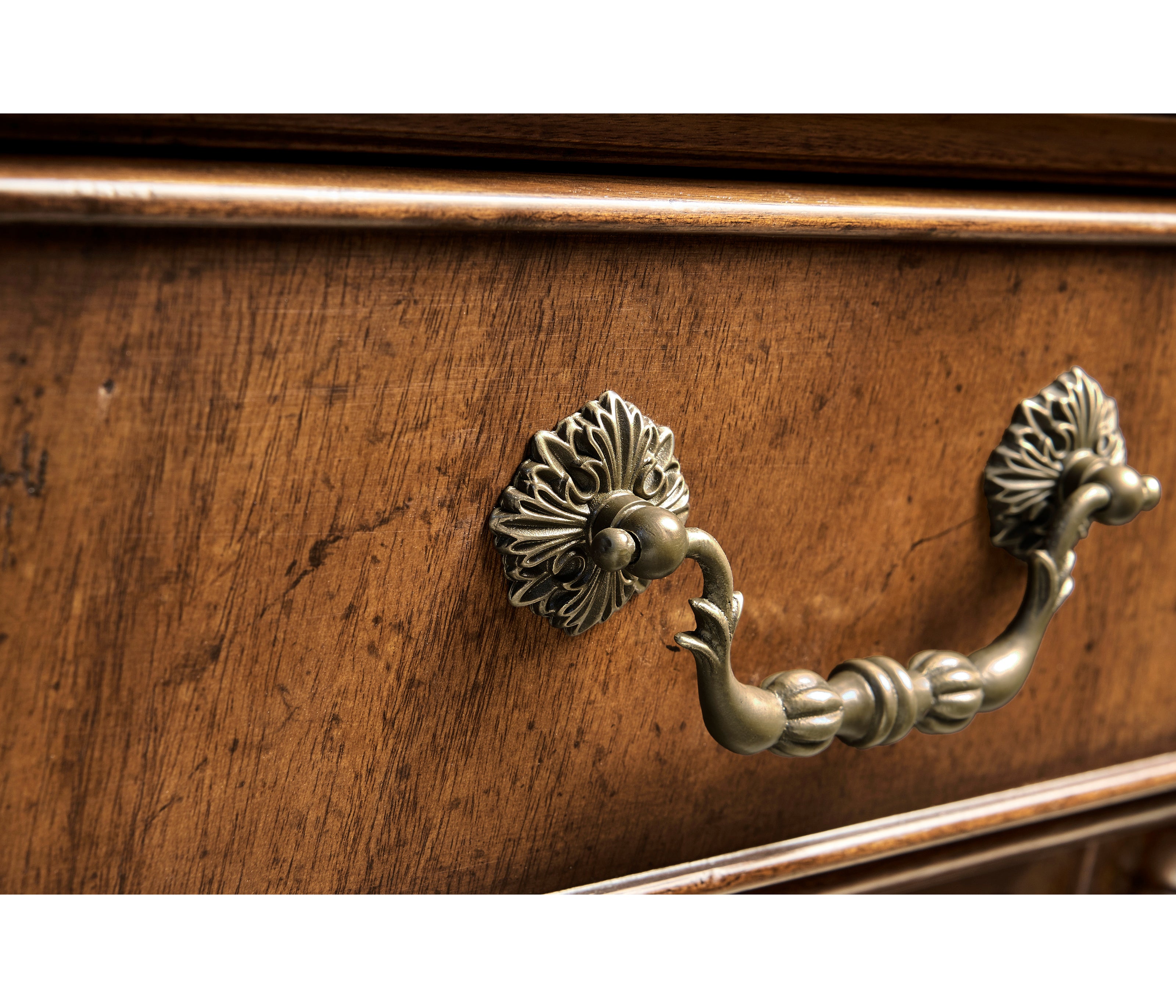 Jonathan Charles Traditional Double Narrow Cabinet with Twin Cupboards