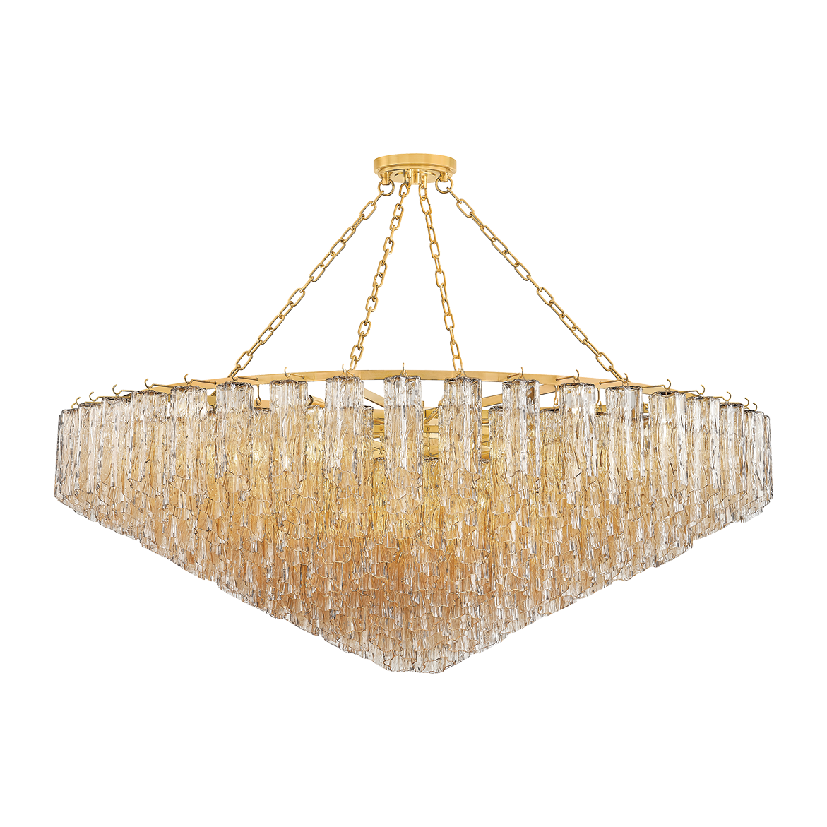 Hudson Valley Lighting Watertown 33 Light 59.5 inch Aged Brass Chandelier Ceiling Light