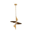 Arteriors Renly Pale Gold Leaf Pendant