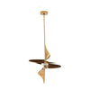 Arteriors Renly Pale Gold Leaf Pendant
