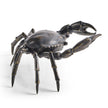 Jonathan Charles Dark Bronze Crab Statue