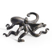 Jonathan Charles Antique Dark Bronze Octopus Statue