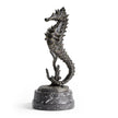 Jonathan Charles Antique Dark Bronze Seashorse Statue