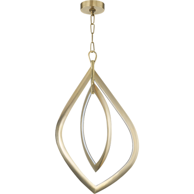Corbett Arles 2 Light 16.25 inch Vintage Brass Chandelier Ceiling Light
