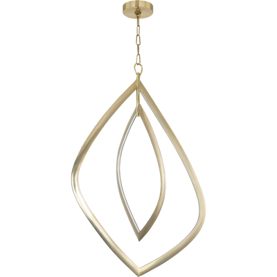 Corbett Arles 2 Light 22.25 inch Vintage Brass Chandelier Ceiling Light