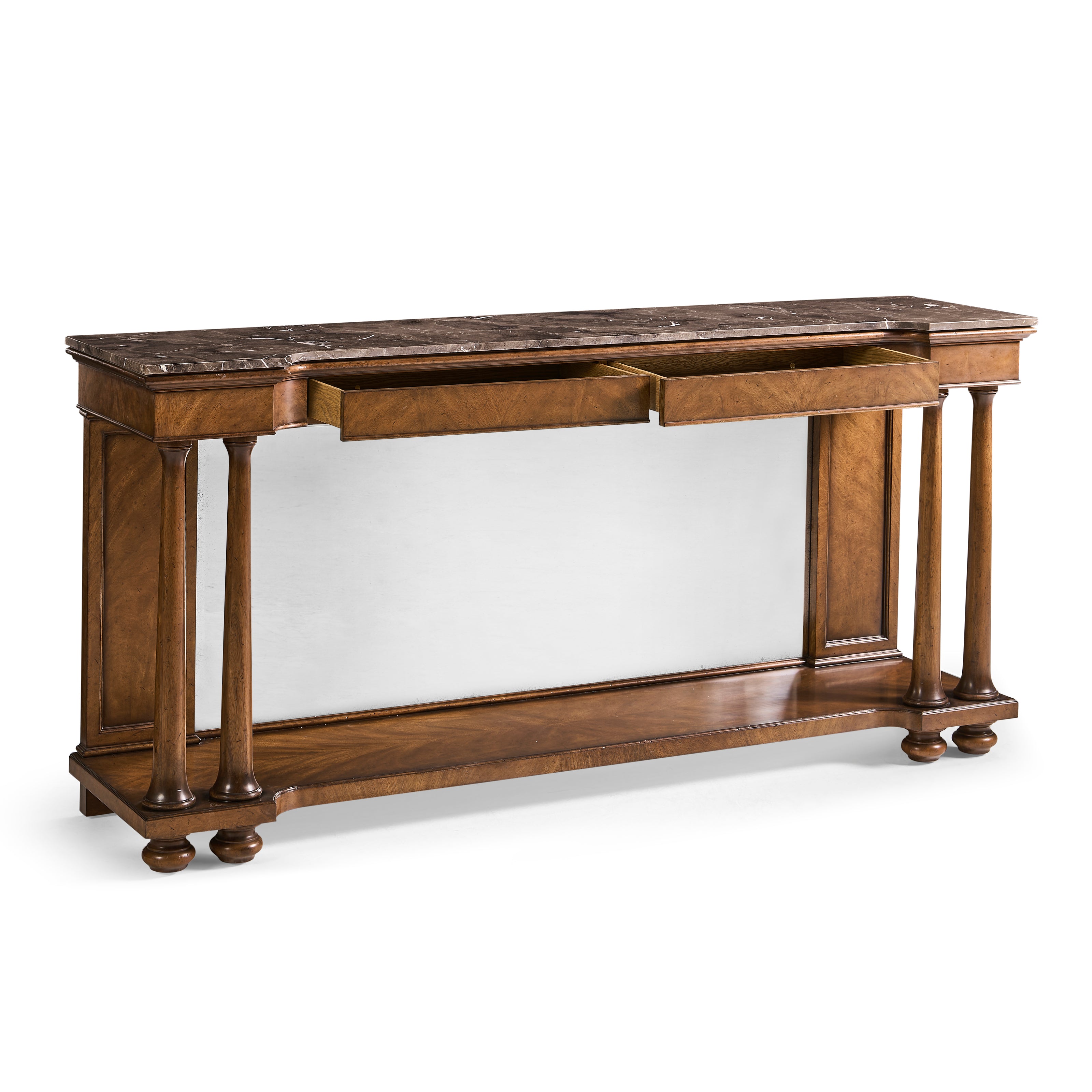 Jonathan Charles Hattie Mirrored Console Table
