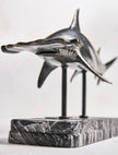 Jonathan Charles Hammerhead Shark Bronze Statue