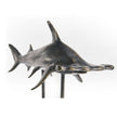 Jonathan Charles Hammerhead Shark Bronze Statue