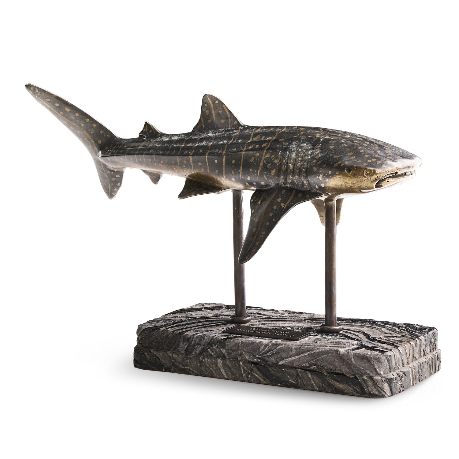 Jonathan Charles Whale Shark Bronze Statue