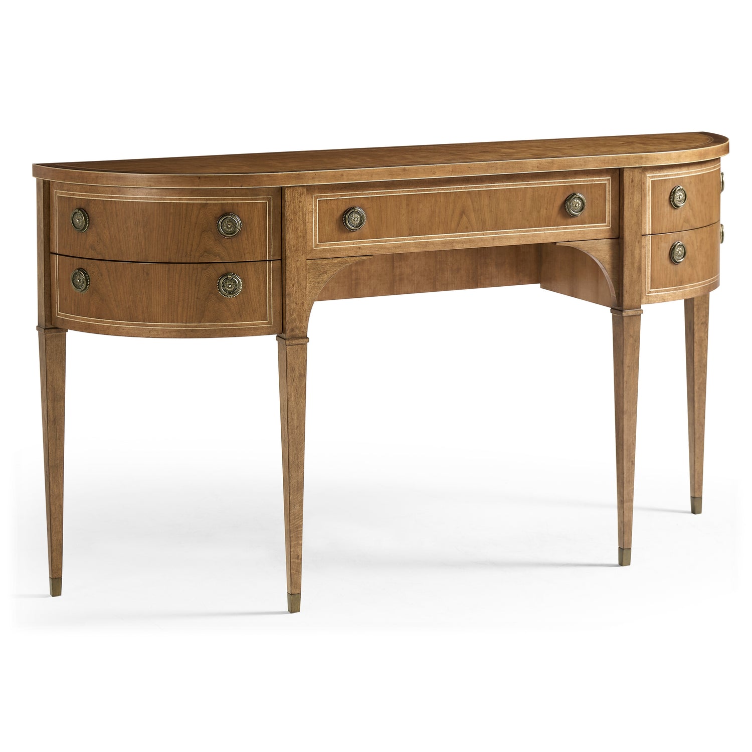 Jonathan Charles Sundial Demilune Console Table