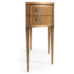 Jonathan Charles Sundial Demilune Console Table
