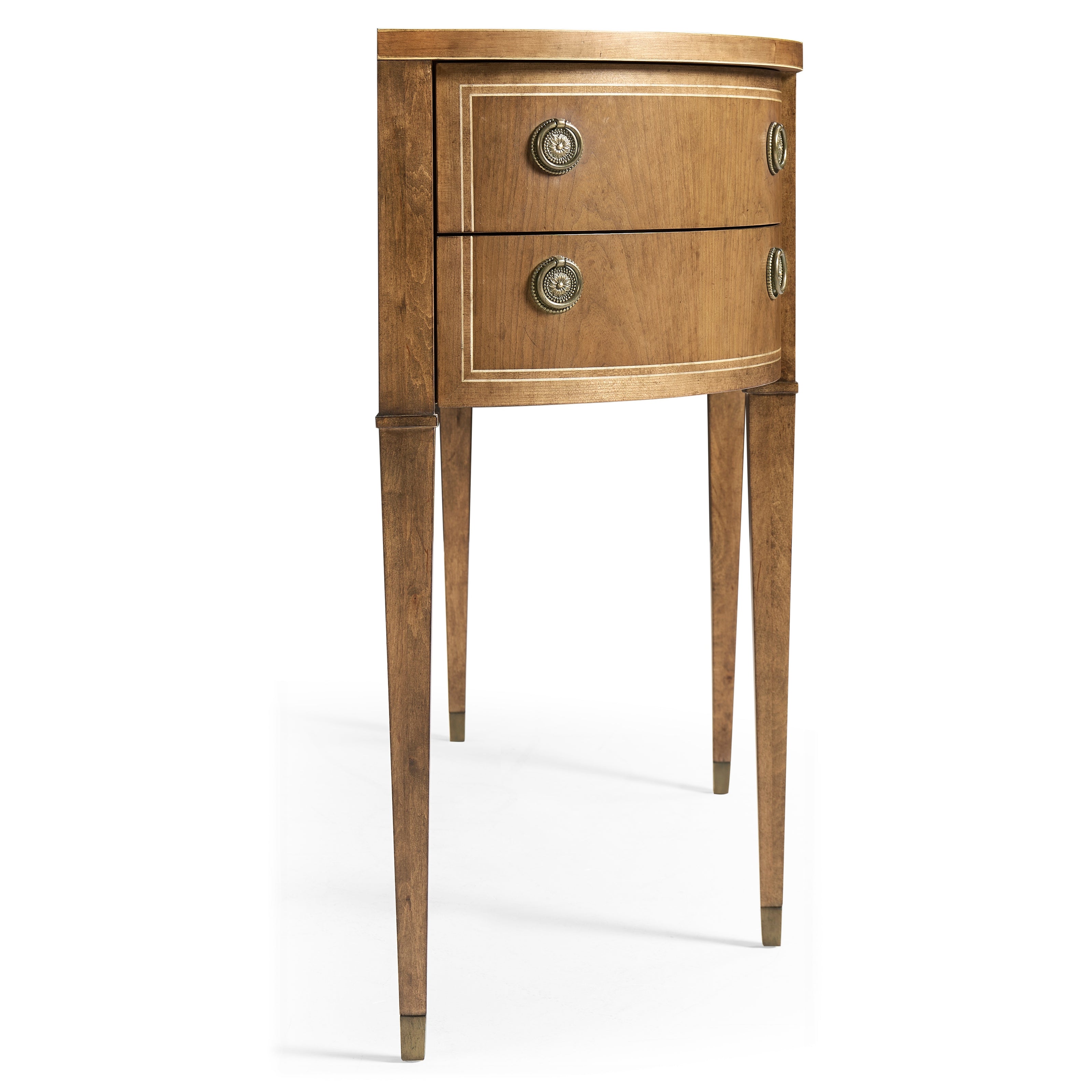 Jonathan Charles Sundial Demilune Console Table