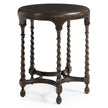 Jonathan Charles Orsman Ebonized Round Side Table