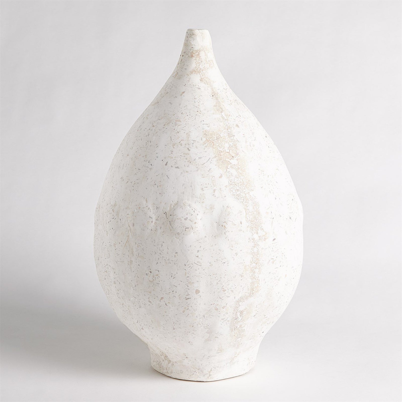 Global Views White Plaster Modernist Vase Clearance