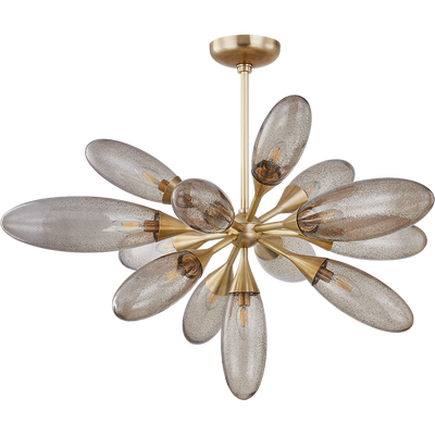 Corbett Cordoba 13 Light Vintage Brass Chandelier Ceiling Light