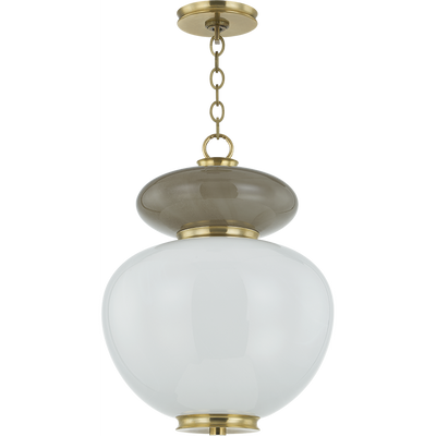 Corbett Syros 1 Light 13.75 inch Vintage Brass Pendant Ceiling Light