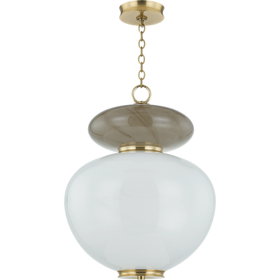 Corbett Syros 1 Light Vintage Brass Pendant Ceiling Light