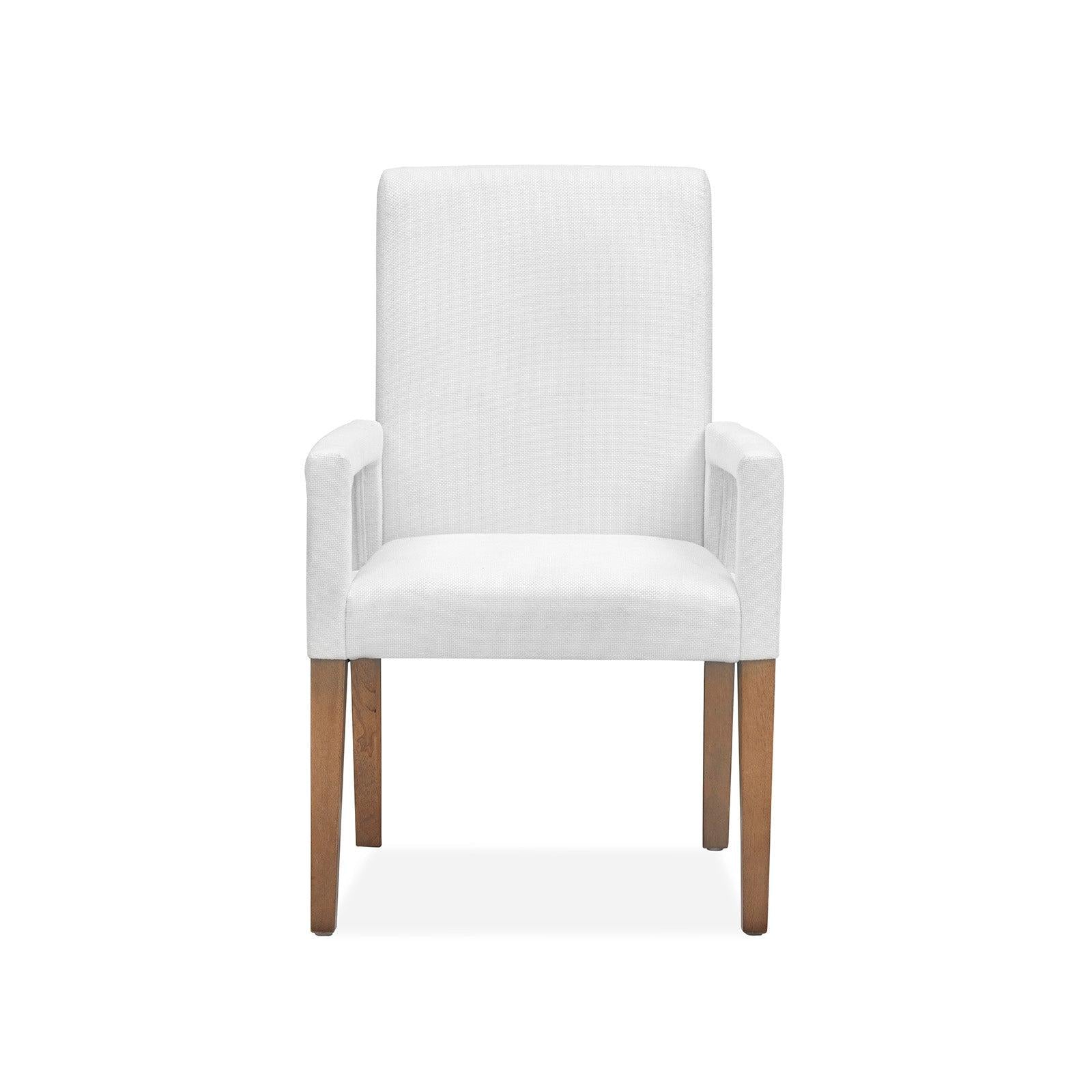 Magnussen Home Lindon Belgian Wheat Upholstered Arm Chair Set of 2