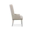 Magnussen Home Bronwyn Alabaster Upholstered Host Chair Set of 2