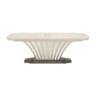 Michael Amini Fantosini Pedestal Dining Table - Silver Mist