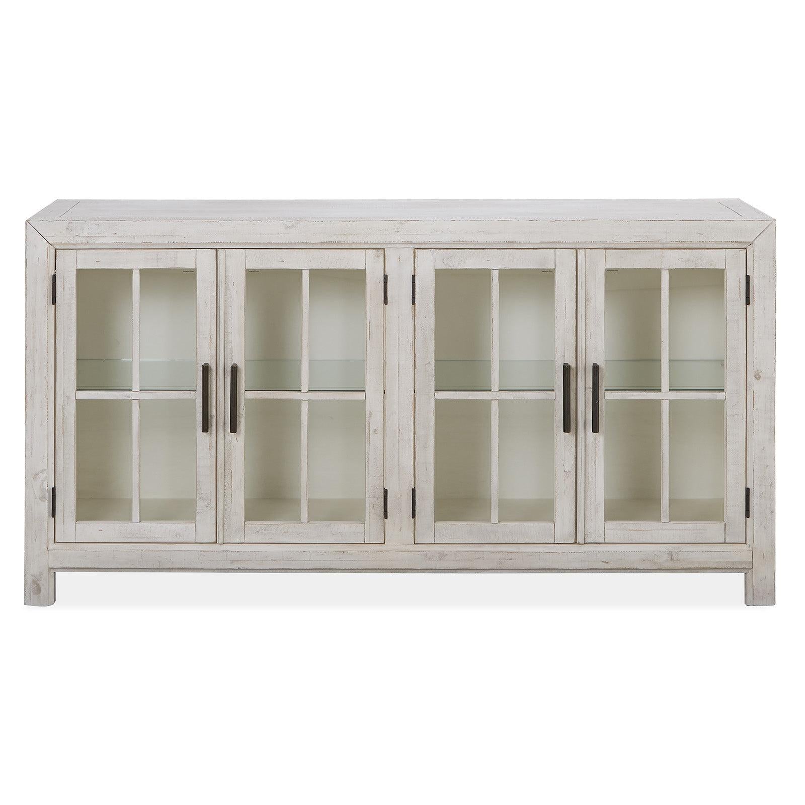 Magnussen Home Bronwyn Alabaster Buffet Curio