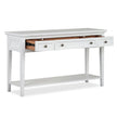 Magnussen Home Heron Cove Chalk White Rectangular Sofa Table