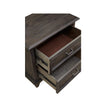 Magnussen Home Calistoga Weathered Charcoal Drawer Nightstand