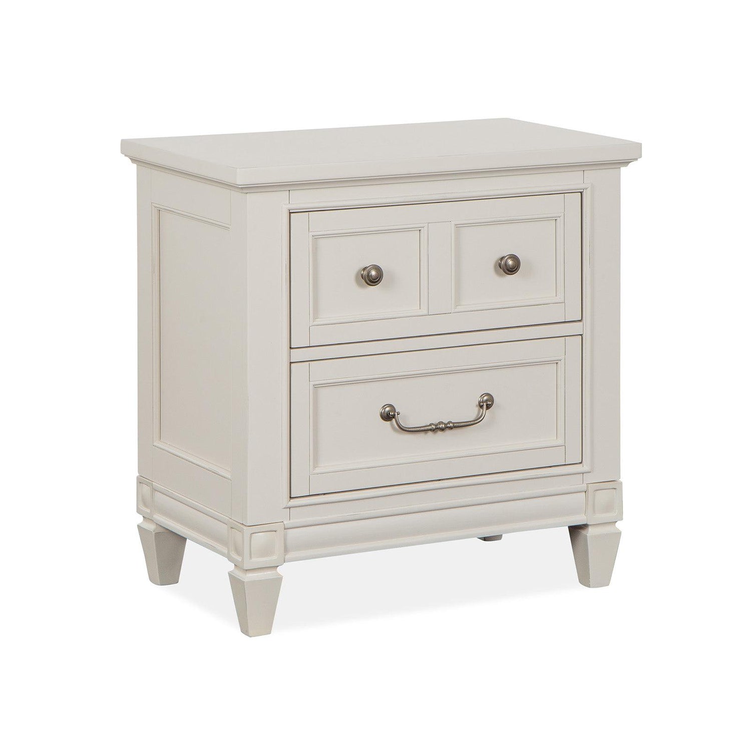 Magnussen Home Willowbrook Egg Shell White Nightstand