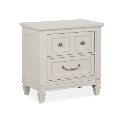 Magnussen Home Willowbrook Egg Shell White Nightstand