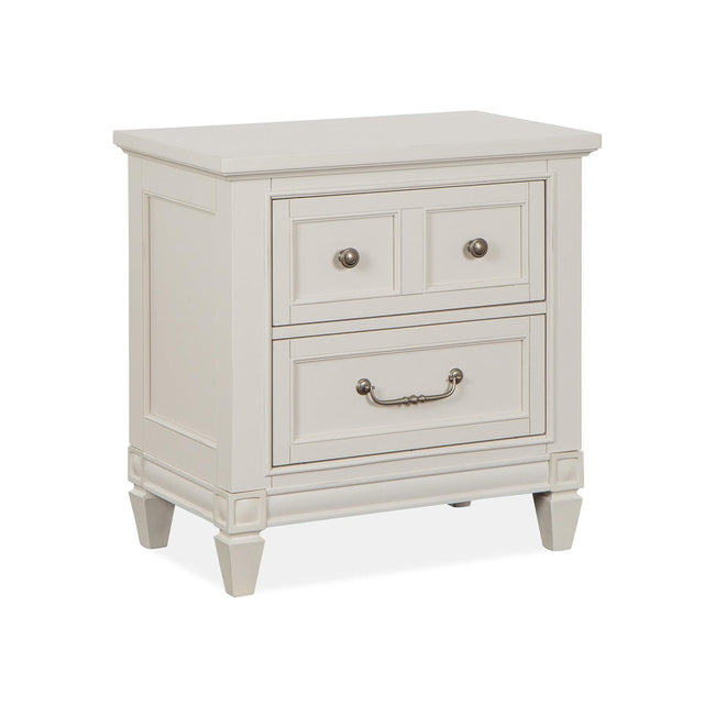 Magnussen Home Willowbrook Egg Shell White Nightstand