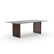 Caracole Pinstripe Dark Slatted Dining Table