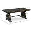 Magnussen Home Bellamy Peppercorn Dining Table