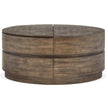 Magnussen Home Baisden Tobacco Lift Top Round Cocktail Table With Casters