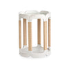 Salt Life Home Sunset Cove Moonlight Pearl Drum Table