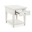 Magnussen Home Newport Alabaster End Table