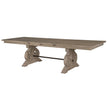Magnussen Home Tinley Park Dove Tail Grey Extendable Rectangular Dining Table