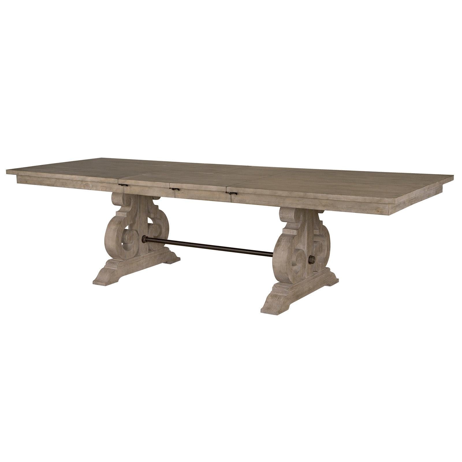 Magnussen Home Tinley Park Dove Tail Grey Extendable Rectangular Dining Table