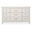 Magnussen Home Willowbrook Egg Shell White Drawer Dresser