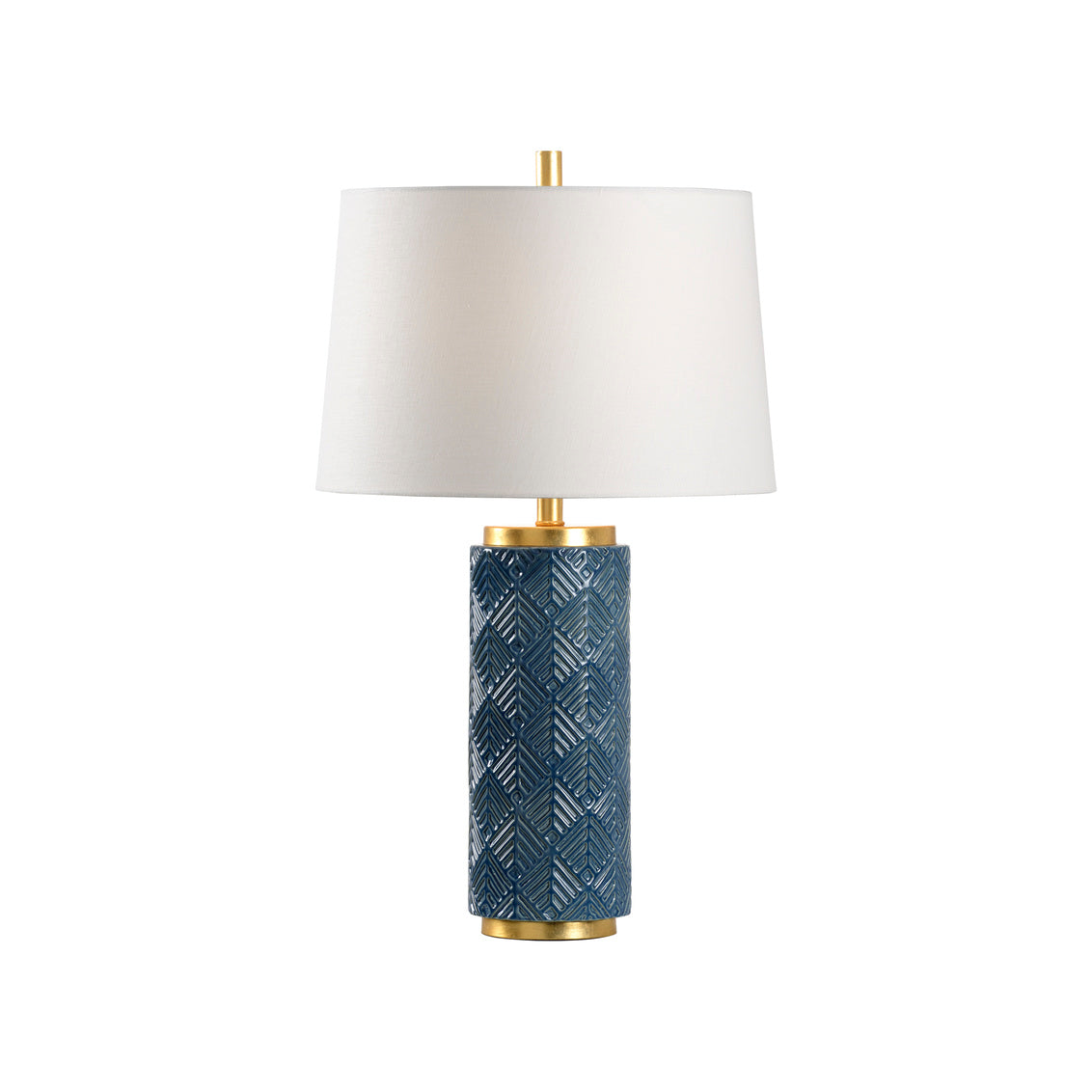 Wildwood Mountain Pine Denim Lamp