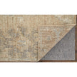 Feizy Grafton 69F8F Transitional Floral & Botanical Rug in Tan/Gray/Ivory