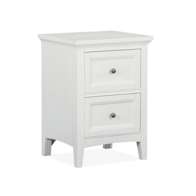 Magnussen Home Heron Cove Chalk White & Dovetail Grey Nightstand