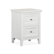 Magnussen Home Heron Cove Chalk White & Dovetail Grey Nightstand