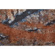 Feizy Gilmore 39MPF Modern Watercolor in Blue/Orange/Gray