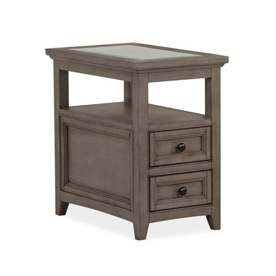 Magnussen Home Paxton Place Dovetail Grey Chairside End Table